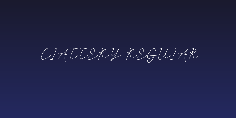 Clattery Regular Social Header