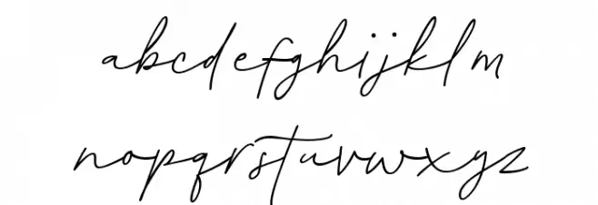 Clattery Regular Font LOWERCASE