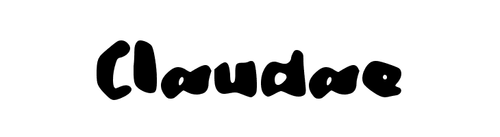 Claudae  Descarca Fonturi Gratis
