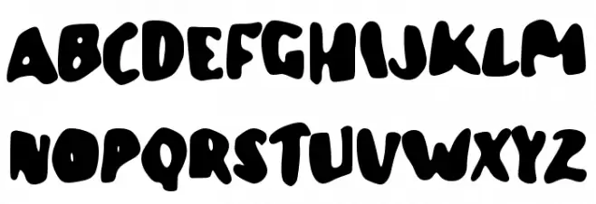 Claudae Font UPPERCASE
