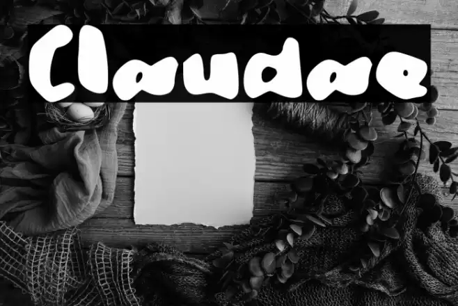 Claudae Font examples