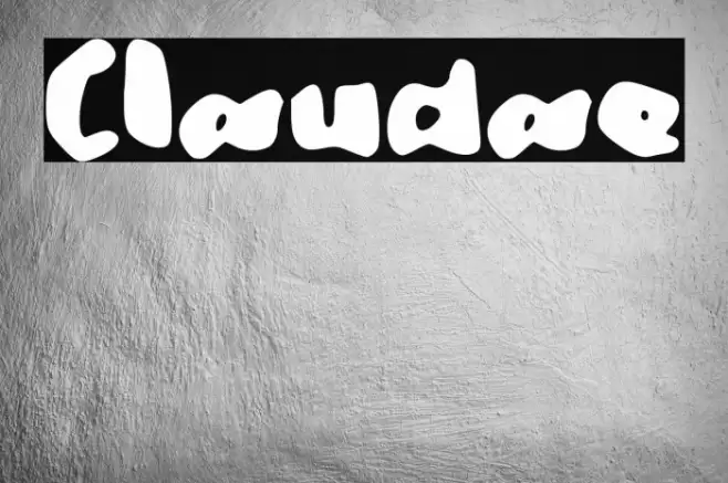 Claudae Font examples