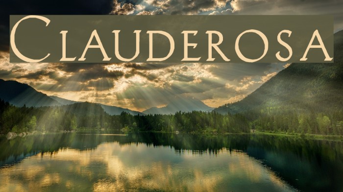 Clauderosa Example 1