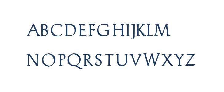 Clauderosa Lowercase