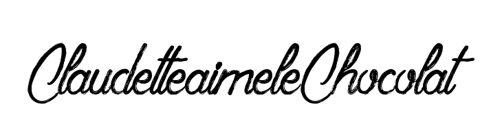 ClaudetteaimeleChocolat Font