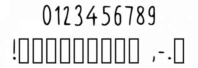 Claudia Handwriting Regular Font OTHER CHARS