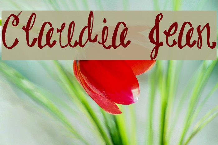 Claudia Jean Font examples