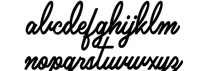 Claudia Personal Use Regular Font LOWERCASE