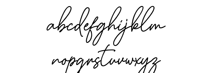 Claudiana Font LOWERCASE