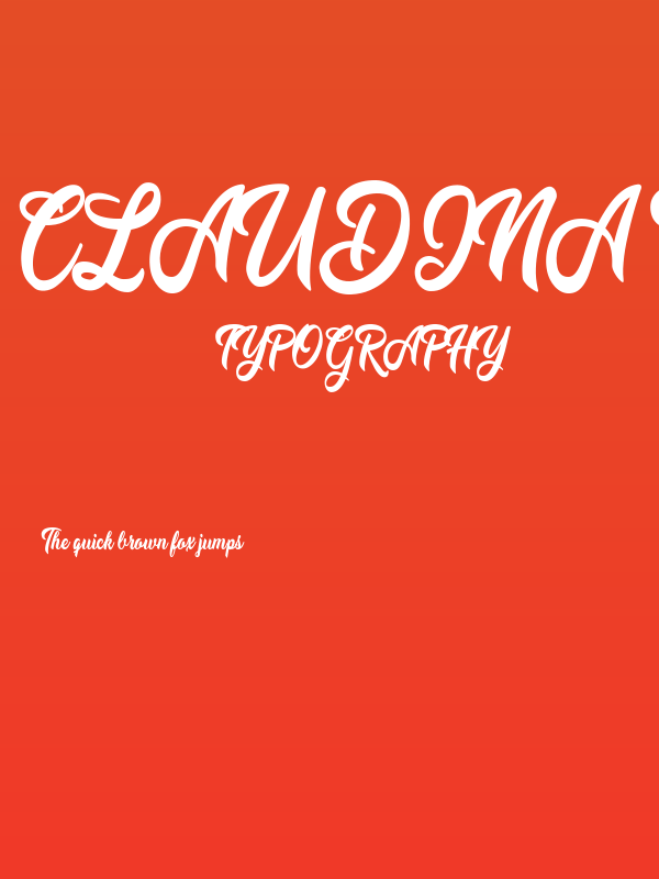 Claudina Personal Use Regular Poster