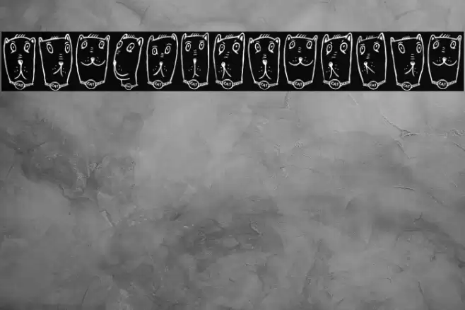 Claudio the Cat Regular Font examples