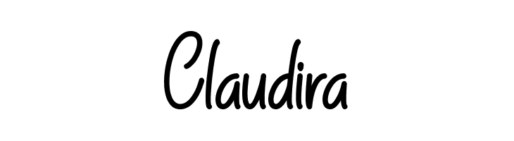 Claudira  नि: शुल्क फ़ॉन्ट्स डाउनलोड