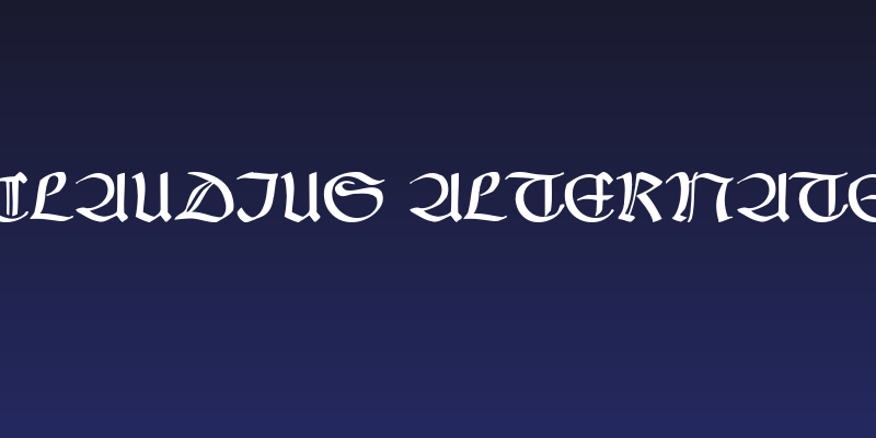 Claudius Alternate Social Header