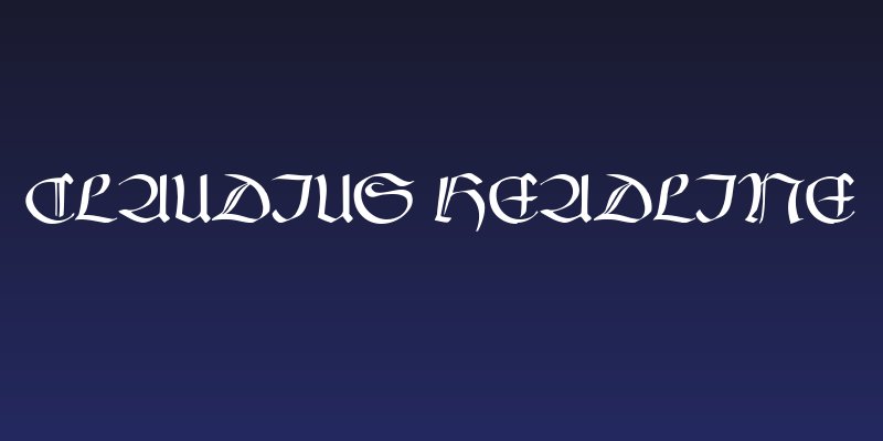 Claudius Headline Social Header