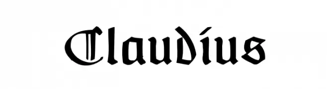 Claudius  Frei Schriftart Herunterladen