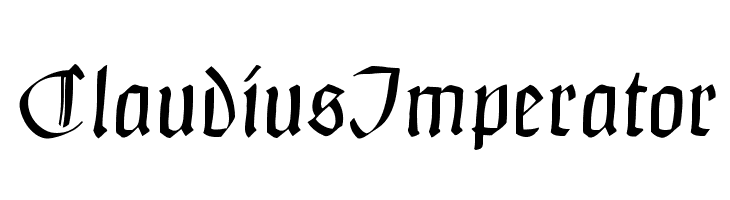 ClaudiusImperator Font