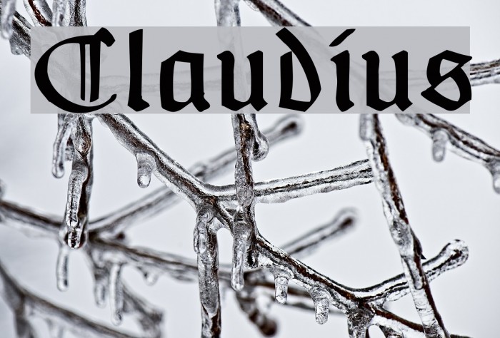 Claudius Font examples