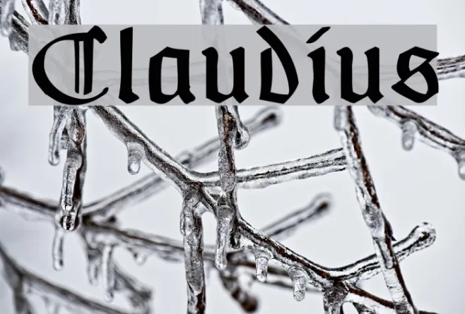 Claudius Example 1