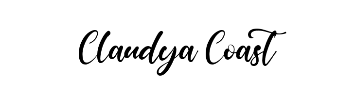 Claudya Coast  Frei Schriftart Herunterladen