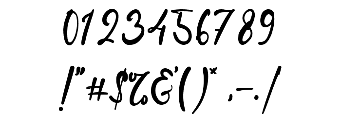 Claudya Coast Font OTHER CHARS