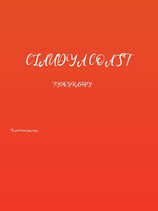 Claudya Coast Poster