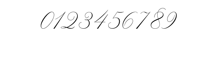 Claudya Script Demo Font OTHER CHARS