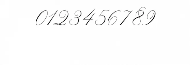 Claudya Script Demo Font OTHER CHARS