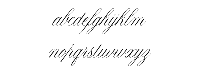 Claudya Script Demo Font LOWERCASE
