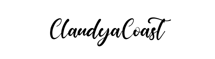 ClaudyaCoast  免费字体下载
