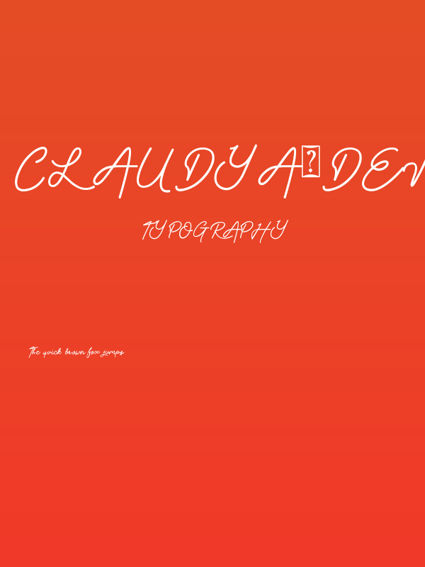 Claudya_DEMO Poster