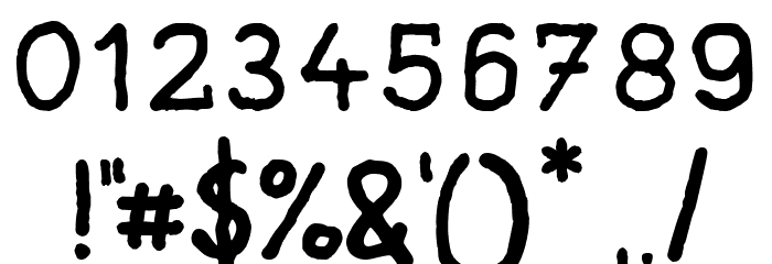 Claus Font OTHER CHARS