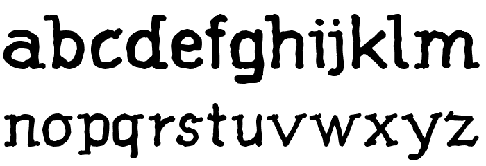 Claus Font LOWERCASE