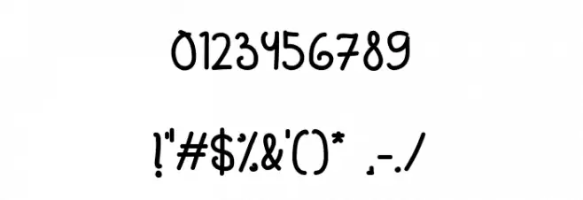 Clausly Font OTHER CHARS