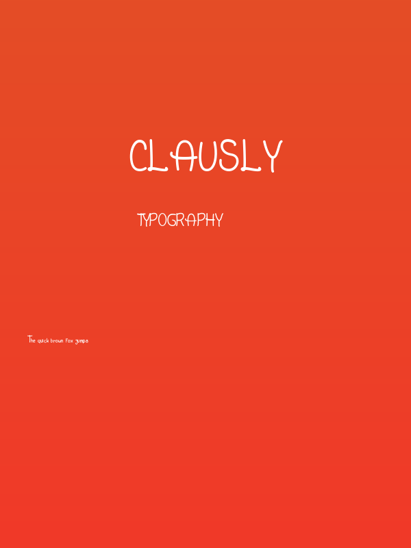 Clausly Poster