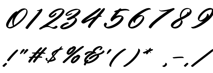 Clauster Italic Font Alte caractere