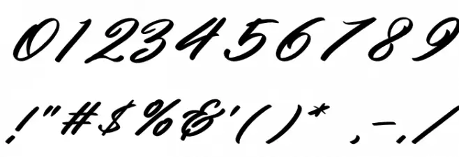 Clauster Italic خط محارف أخرى