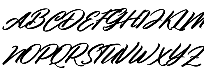 Clauster Italic Font Litere mari