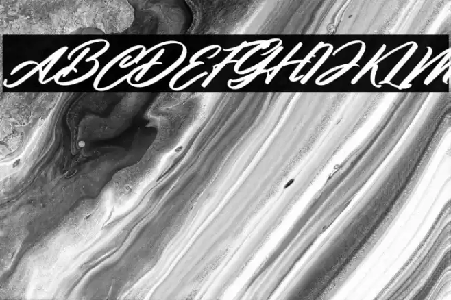 Clauster Italic خط examples