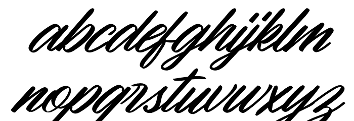 Clauster Italic Font Litere mici