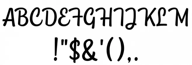 ClautyaDEMO Font OTHER CHARS