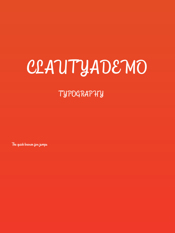 ClautyaDEMO Poster