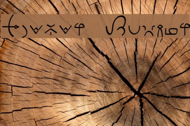 Clavat Script Example 1