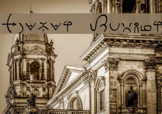 Clavat Script Example 3