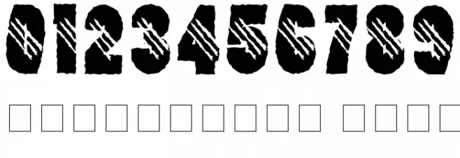 Clawripper Font OTHER CHARS