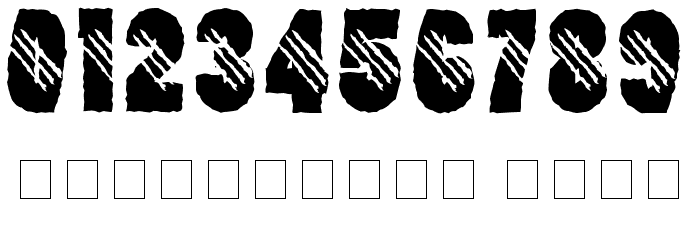 Clawripper Font OTHER CHARS