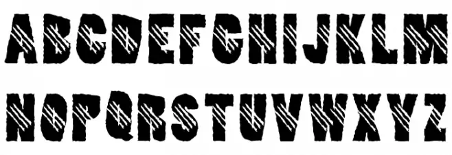 Clawripper Schriftart Groß