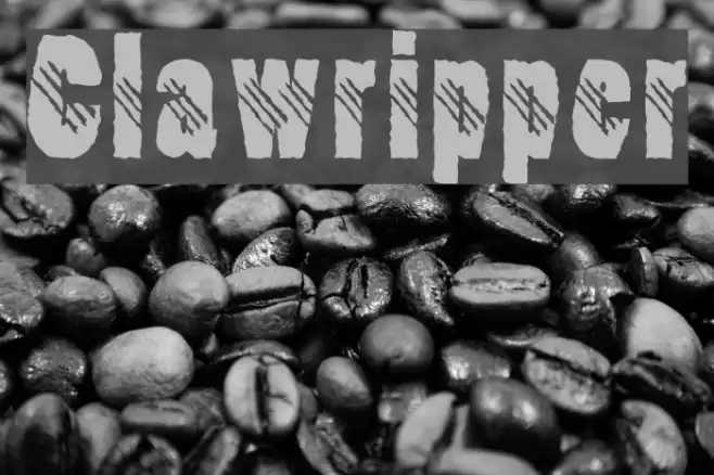 Clawripper Font examples