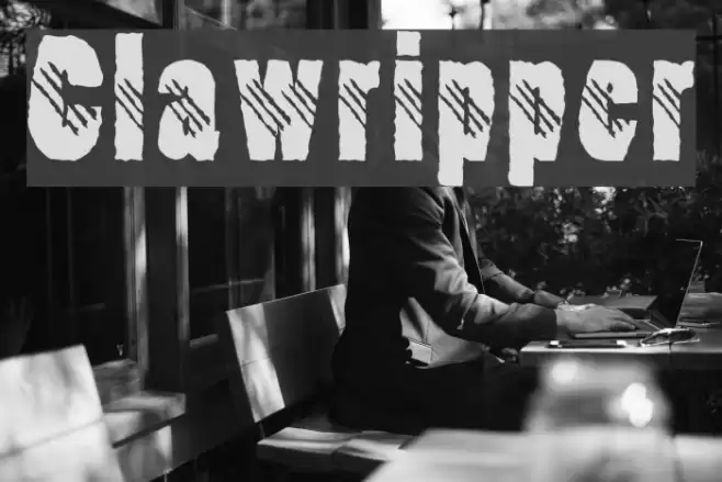 Clawripper Font examples