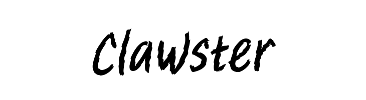 Clawster  font caratteri gratis