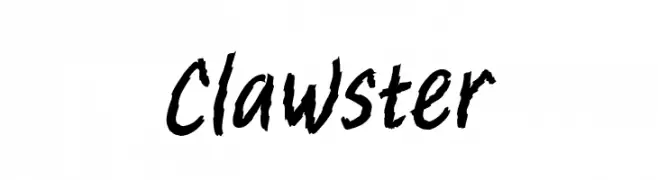 Clawster  font caratteri gratis